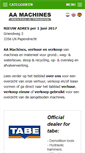 Mobile Screenshot of aamachines.nl